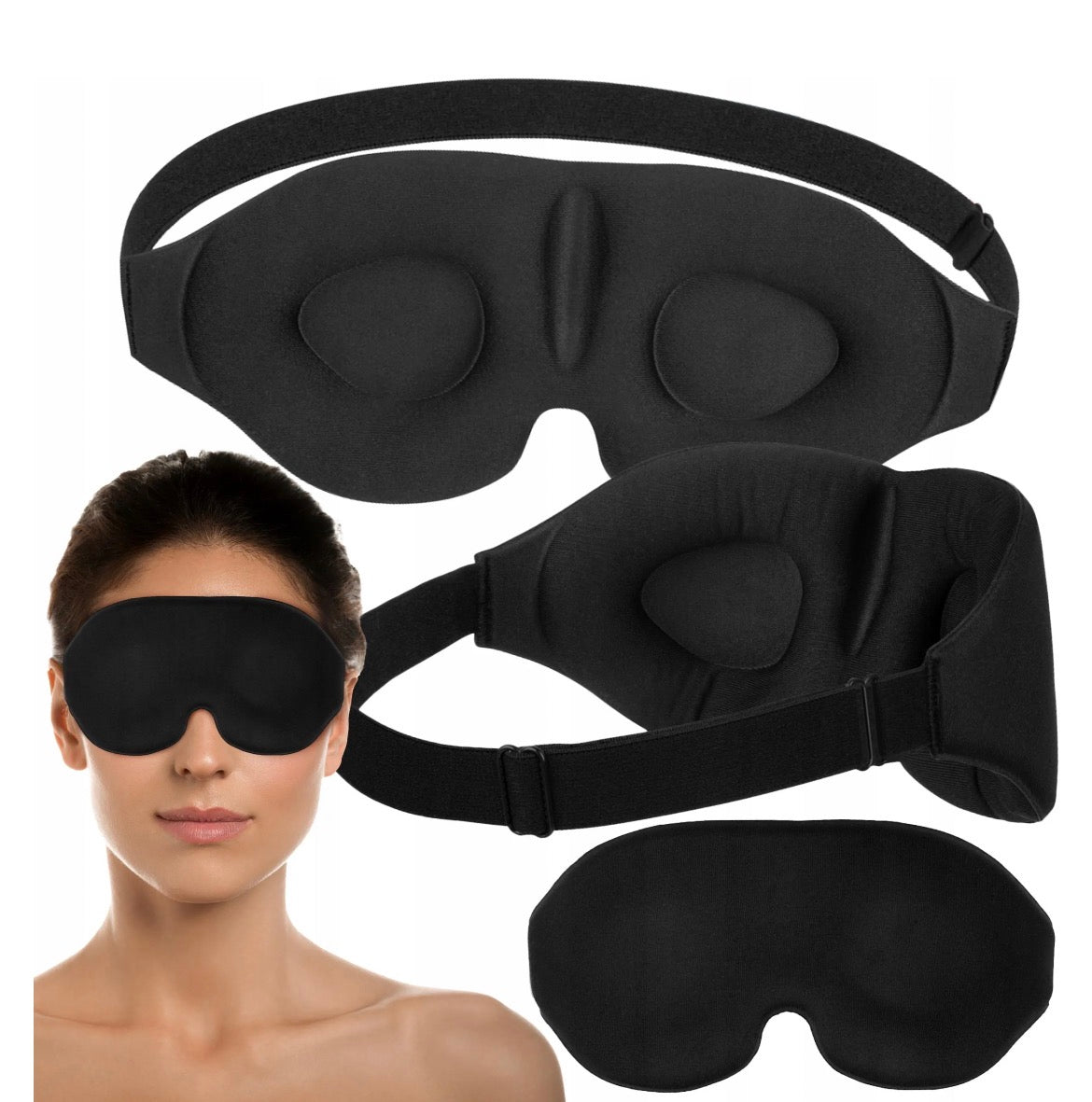 Sleep Mask który chroni Twoje rzęsy i daje 100% ciemności